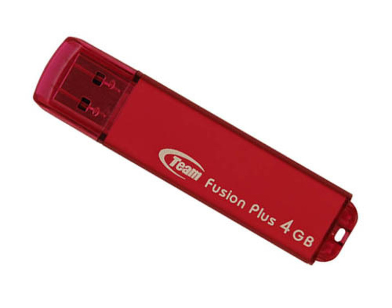 Team Group F105+ 4GB 4ГБ USB 2.0 Type-A Красный USB флеш накопитель