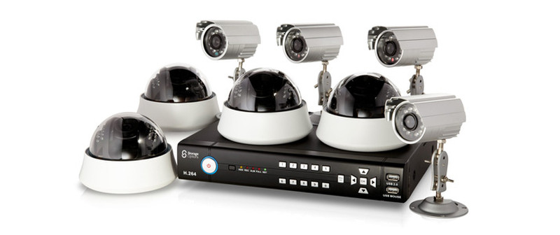 Storage Options 53282 Wired 8channels video surveillance kit