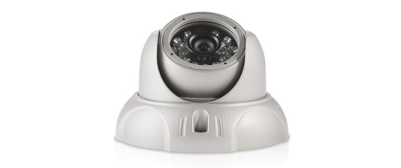 Storage Options CCTV Vandal-Proof Dome Camera Outdoor Kuppel Silber