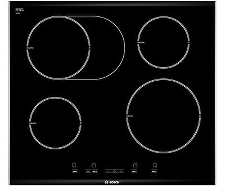 Bosch NIB675T14E built-in Electric induction Black,Stainless steel hob