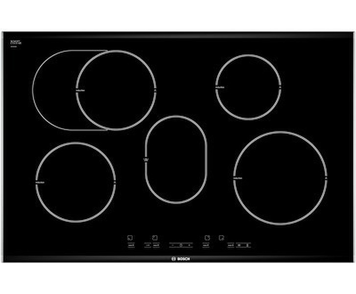 Bosch NIC875T14E built-in Electric induction Black,Stainless steel hob