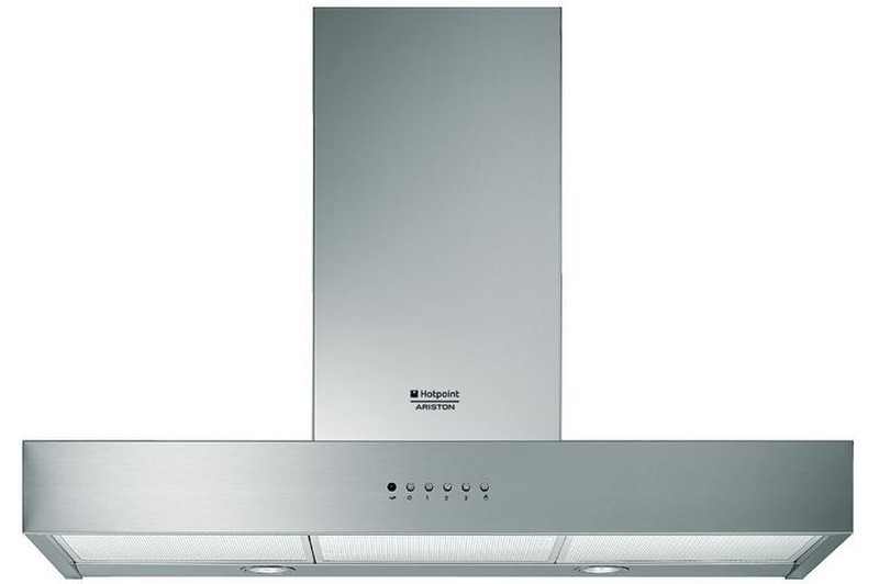 Hotpoint HBH 90.T IX/HA Wall-mounted 703m³/h Stainless steel cooker hood