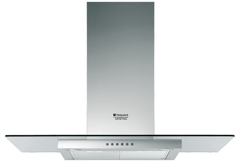 Hotpoint HD 90.T IX/HA Wall-mounted 703m³/h Stainless steel cooker hood