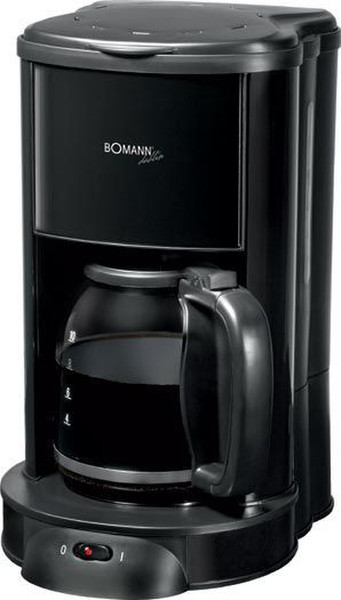 Bomann KA 1961 G CB Drip coffee maker 1L 10cups Black
