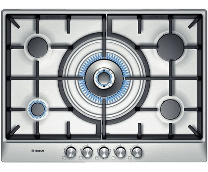 Bosch PCR715B90E built-in Gas Stainless steel hob