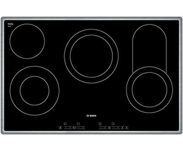 Bosch PKC845E14 Встроенный Ceramic hob Черный плита