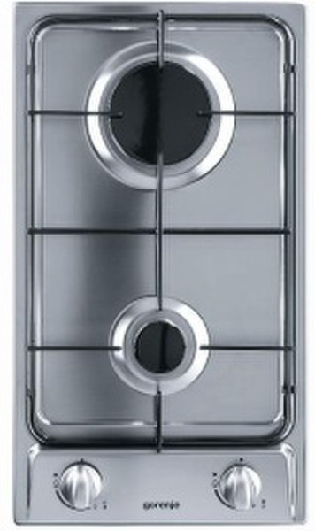 Gorenje GM320E built-in Gas Silver hob