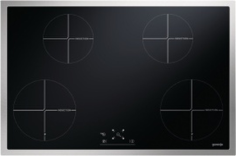 Gorenje IT706AX Встроенный Induction hob Черный, Нержавеющая сталь плита