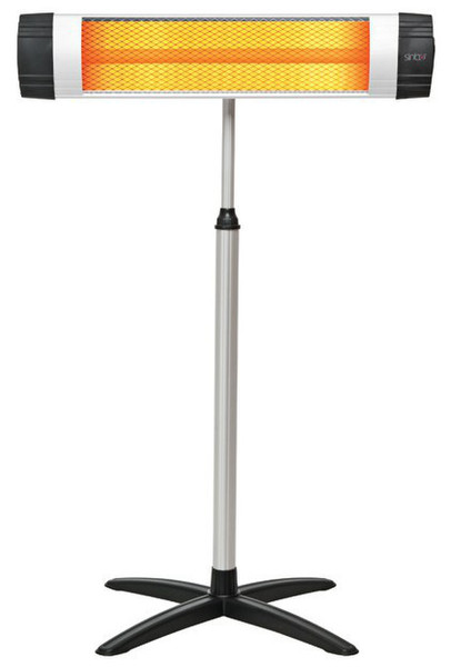 Sinbo SFH-3325 2500W Black,Silver quartz electric space heater