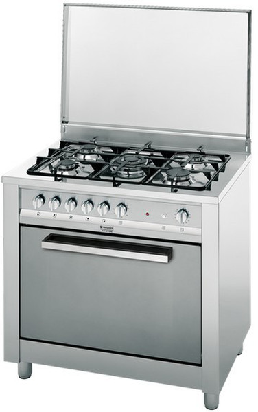 Hotpoint CP97SG1 Freistehend Gas hob Edelstahl Küchenherd