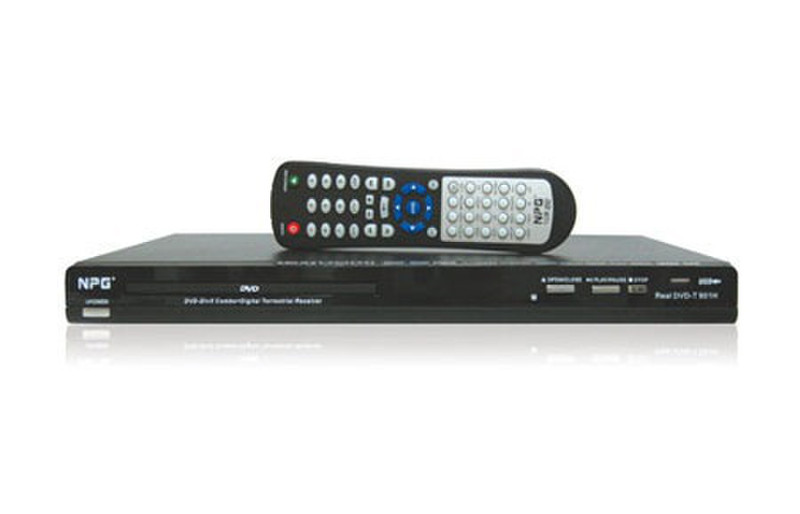 NPG Real DVD-T 901H Кабель Full HD Черный приставка для телевизора