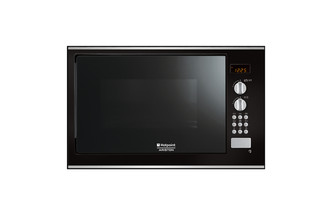 Hotpoint MWK 222 X HA 24l Schwarz, Edelstahl Mikrowelle