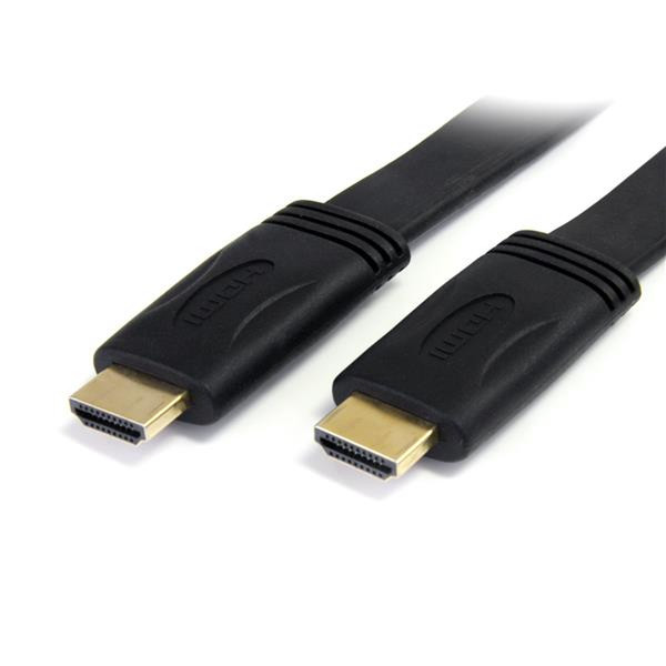 StarTech.com 1m Flat High Speed HDMI® Cable with Ethernet - Ultra HD 4k x 2k HDMI Cable - HDMI to HDMI M/M