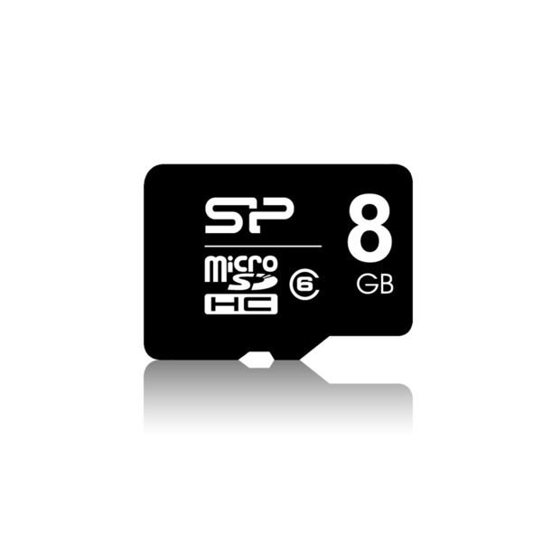 Silicon Power 8GB Micro SDHC 8ГБ MicroSDHC Class 6 карта памяти