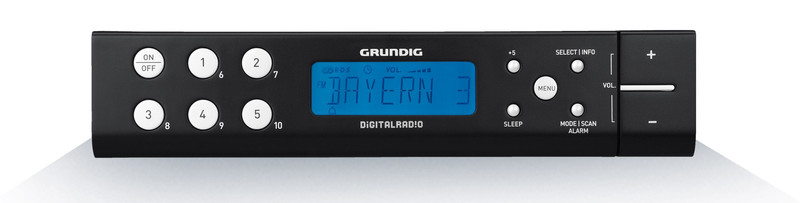 Grundig Sonoclock 691 DAB+ Часы Цифровой Черный радиоприемник
