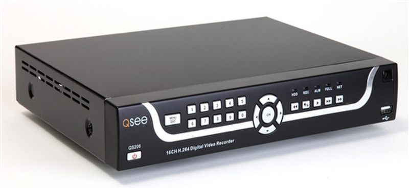 Q-See QS206-1 Schwarz Digitaler Videorekorder (DVR)