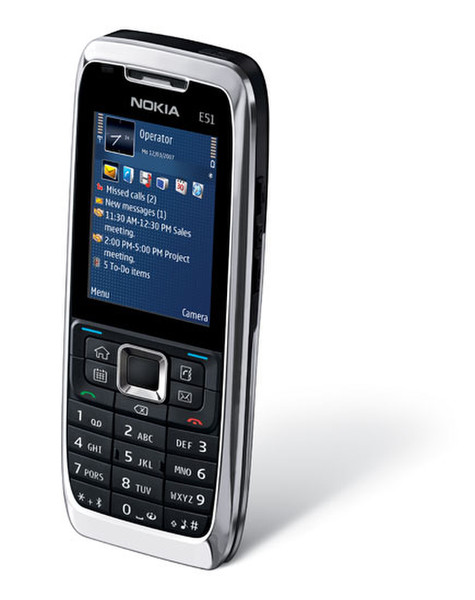 Nokia E51 Silver smartphone