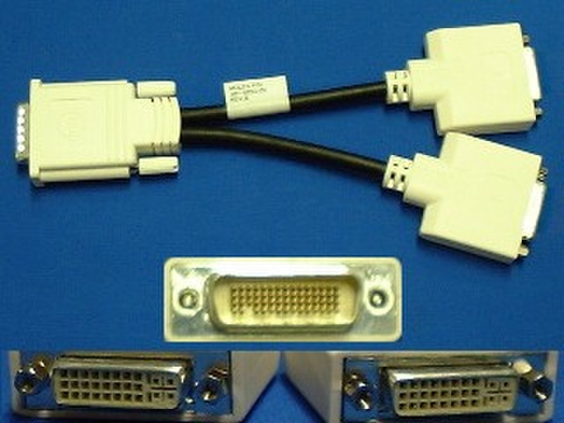 HP DMS-59 - 2 x DVI-I 0.203м DMS 2 x DVI адаптер для видео кабеля