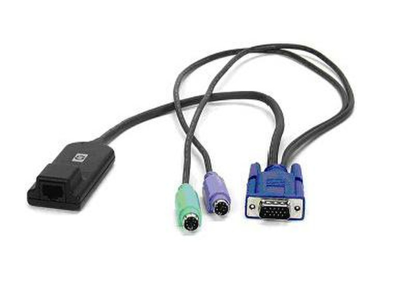 HP KVM CAT5 1-pack PS/2 Interface Adapter KVM cable