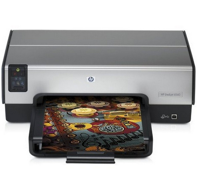 HP Deskjet 6540 Цвет 4800 x 1200dpi A4 Черный, Серый струйный принтер