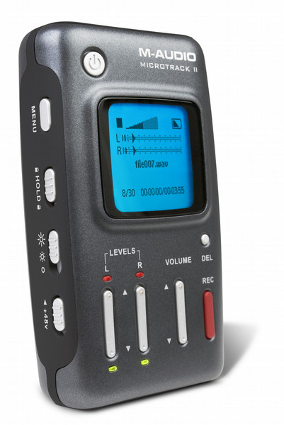 Pinnacle MicroTrack II 48kHz Black digital audio recorder