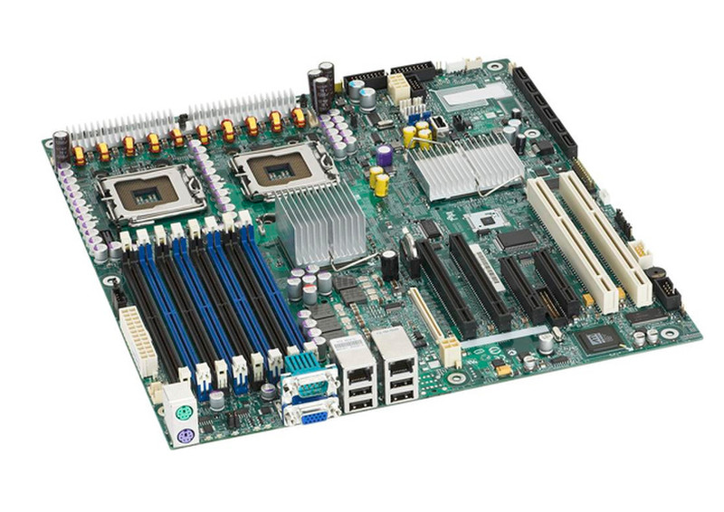 Intel S5000PSLSASR Intel 5000P Socket J (LGA 771) SSI EEB материнская плата для сервера/рабочей станции