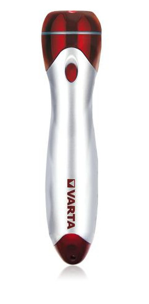 Varta Trilogy Light 2AAA Hand-Blinklicht Rot, Silber