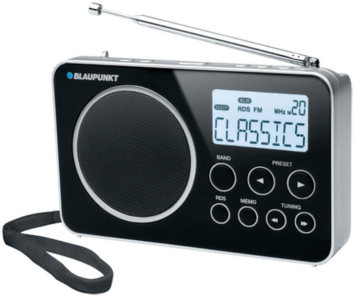 Blaupunkt BDR-500 Портативный Цифровой Черный радиоприемник