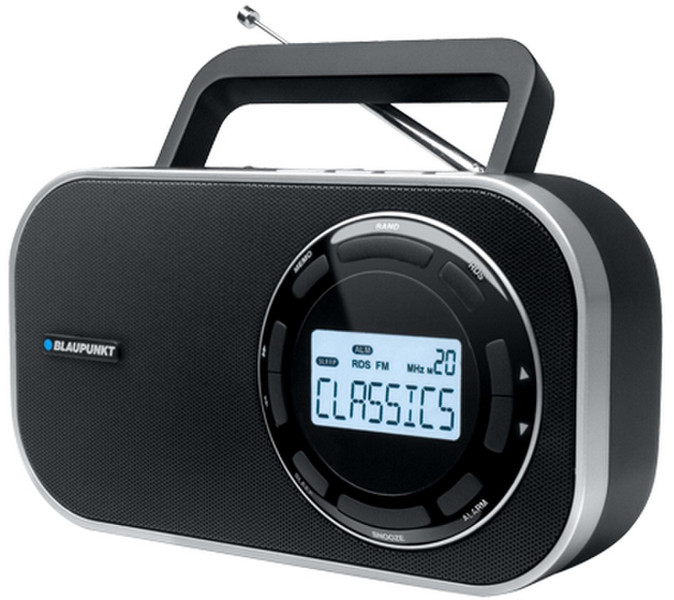 Blaupunkt BTD-7000 Портативный Цифровой Черный радиоприемник