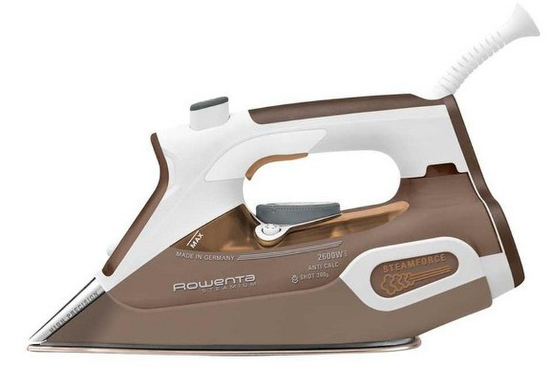 Rowenta DW 9130 Steam iron Stainless Steel soleplate 2600W Brown iron