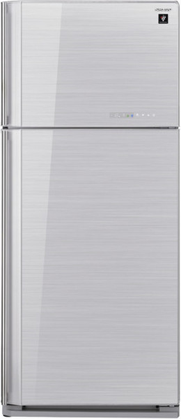 Sharp SJ-GC700VSL freestanding 430L 150L A+ Silver fridge-freezer