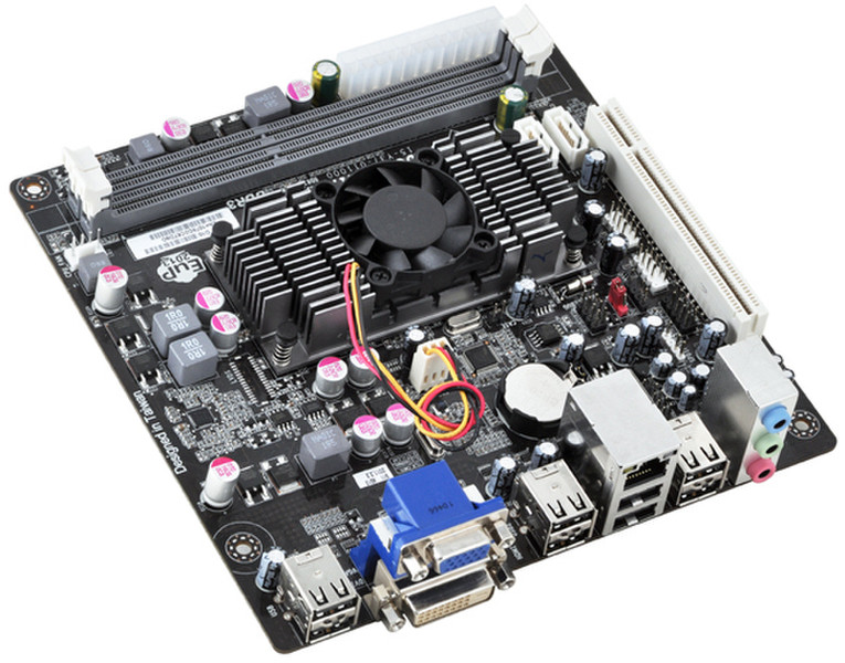 ECS Elitegroup HDC-I2 (V1.0) AMD A45 FCH Socket FT1 BGA Mini ITX материнская плата