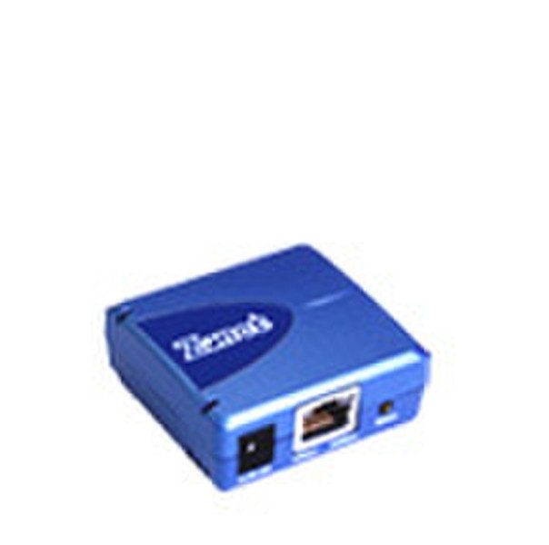 Zonet ZPS1000 Ethernet-LAN Blau Druckserver