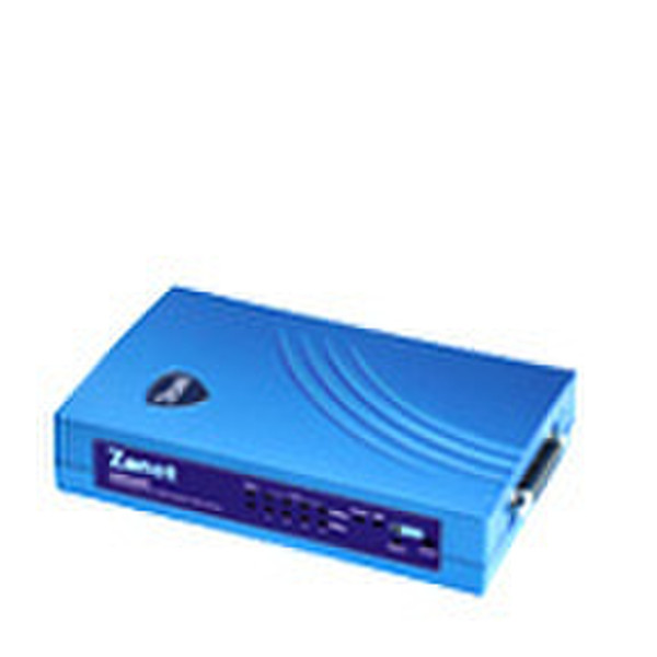 Zonet ZSR0104UP Eingebauter Ethernet-Anschluss DSL Blau Kabelrouter