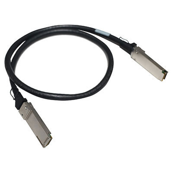 Hewlett Packard Enterprise X240 40G QSFP+/QSFP+ 1m 1m Black networking cable