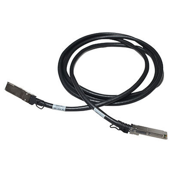Hewlett Packard Enterprise X240 40G QSFP+/QSFP+ 3m 3m Black networking cable