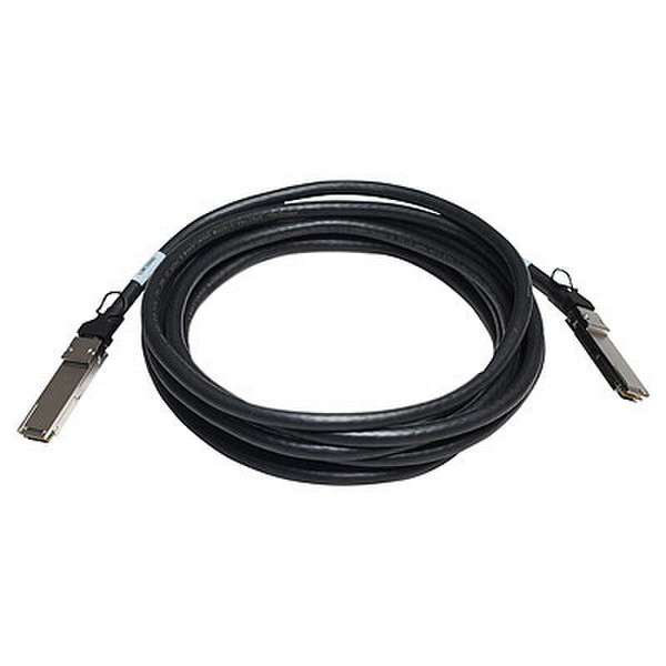 Hewlett Packard Enterprise X240 40G QSFP+/QSFP+ 5m 5m Black networking cable