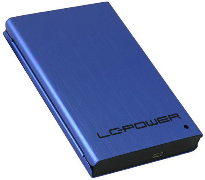 LC-Power LC-25U3-XL 2.5" USB powered Blue storage enclosure