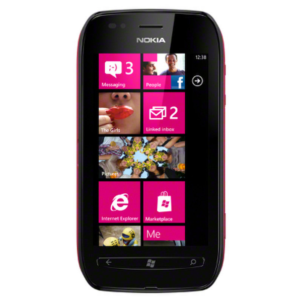 Nokia Lumia 710 8ГБ Черный, Розовый