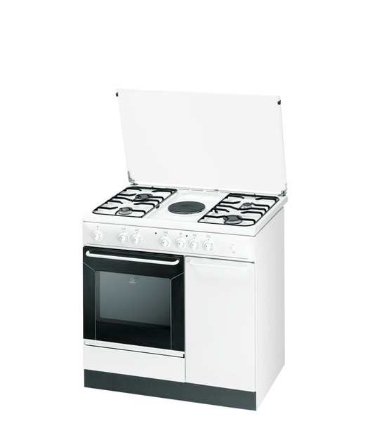 Indesit K9A21S(W)/I Отдельностоящий Combi hob Белый кухонная плита