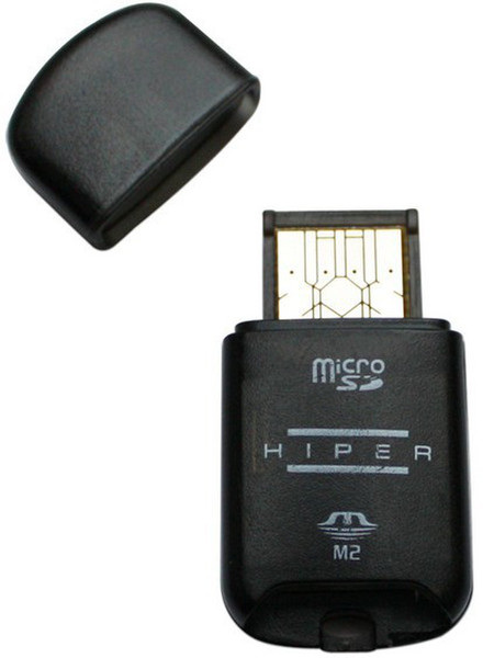 Hiper CR1241 USB 2.0 Черный устройство для чтения карт флэш-памяти