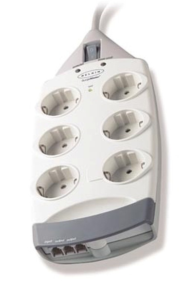 Belkin F9S620-2M 6AC outlet(s) 2m White surge protector