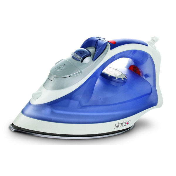 Sinbo SSI-2845 Dry & Steam iron Stainless Steel soleplate 2000W Blue,White iron