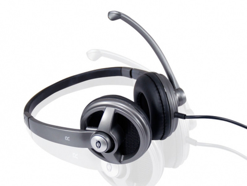 Conceptronic CGAMESTAR2 Binaural Head-band Grey headset