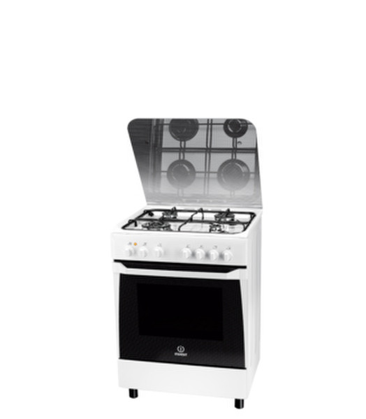 Indesit KN6T62SA(W)/I Отдельностоящий Gas hob A кухонная плита