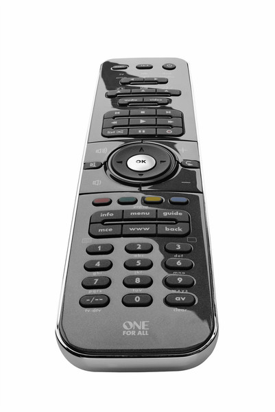One For All Smart Control Motion IR Wireless press buttons Black,Silver remote control