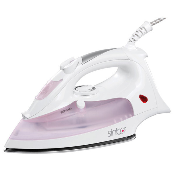 Sinbo SSI-2853 Dry & Steam iron Stainless Steel soleplate 2000W Purple,White iron