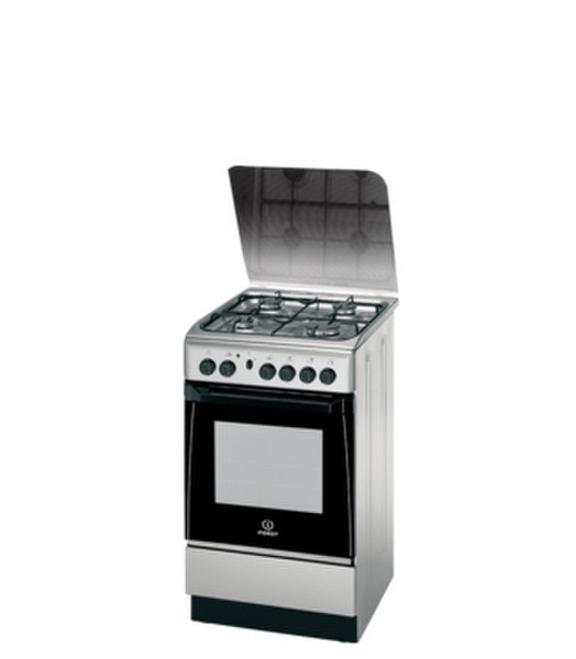 Indesit KN1G21S(X)/I Freestanding Gas hob cooker