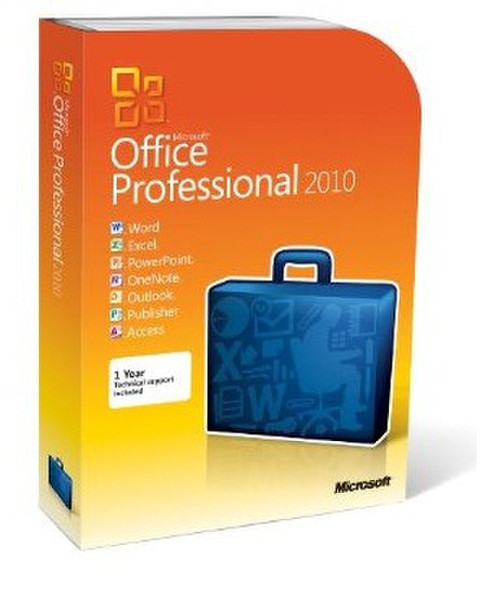 Microsoft Office Professional 2010, 1 User, ESD, Win, DE