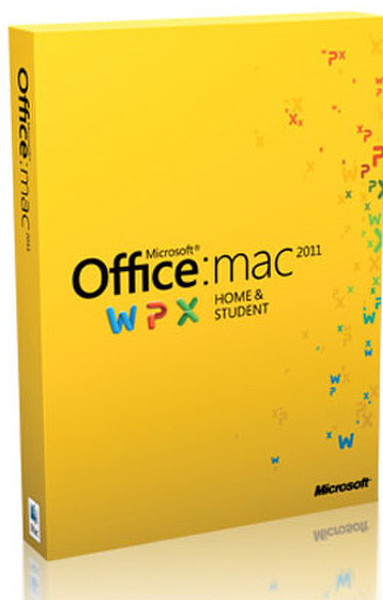 Microsoft Office Home and Student 2011, Mac, ESD, DE